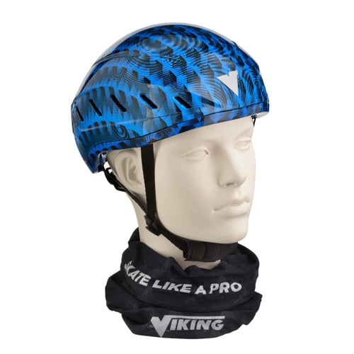 Viking schaatshelm volwassenen blauw 3