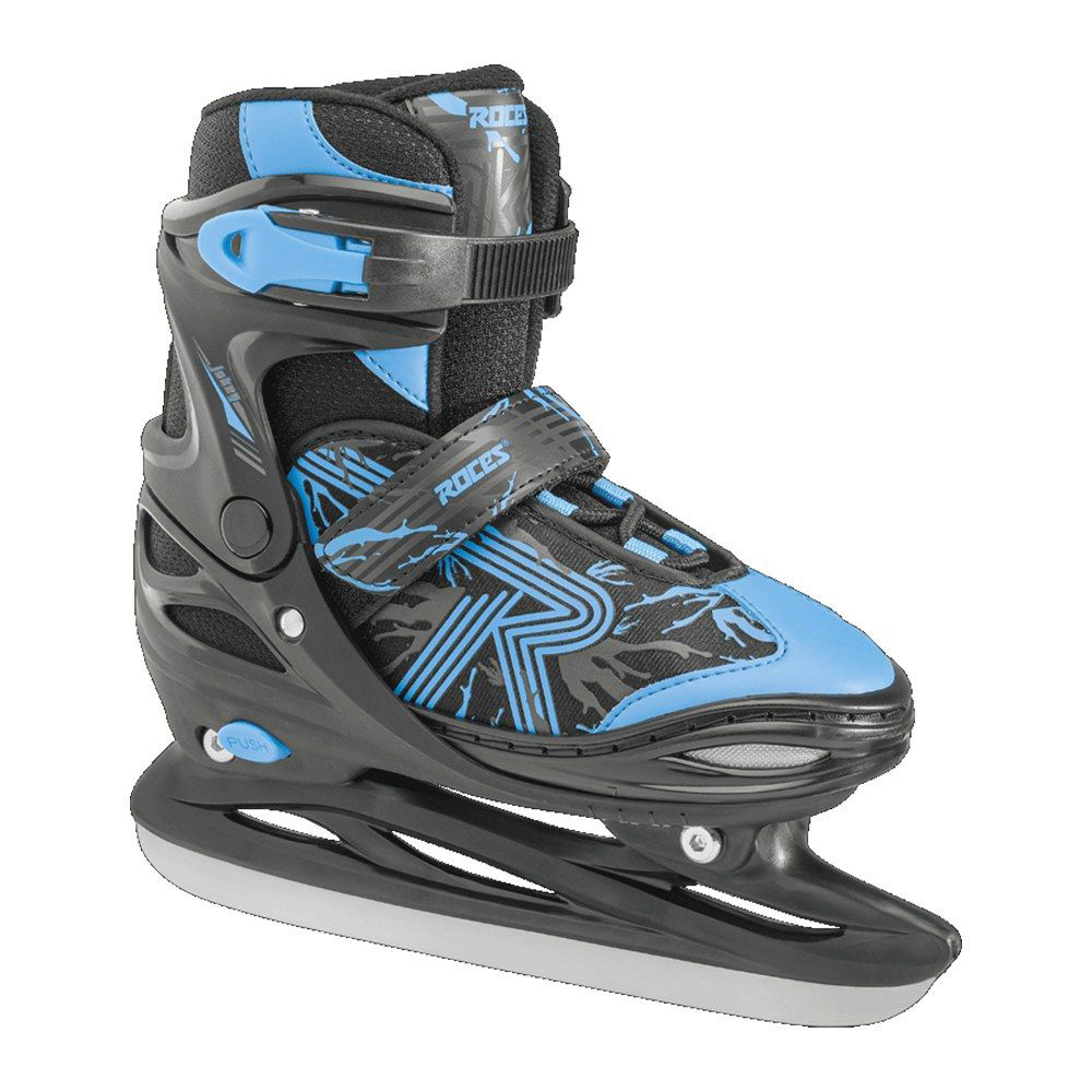 Roces Jokey ice 3.0 kinderschaatsen zwart/blauw foto 1