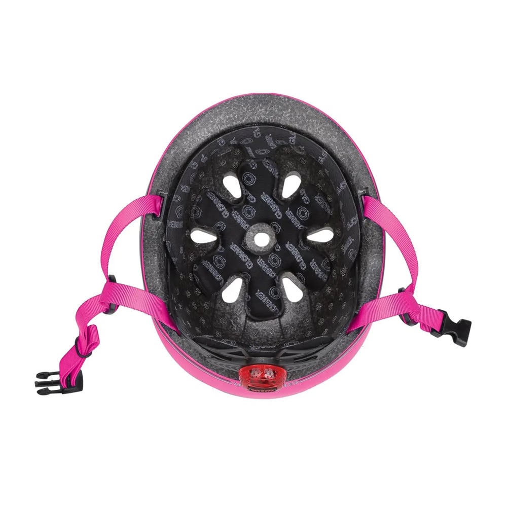 Globber verstelbare schaatshelm kind fuschia roze 5