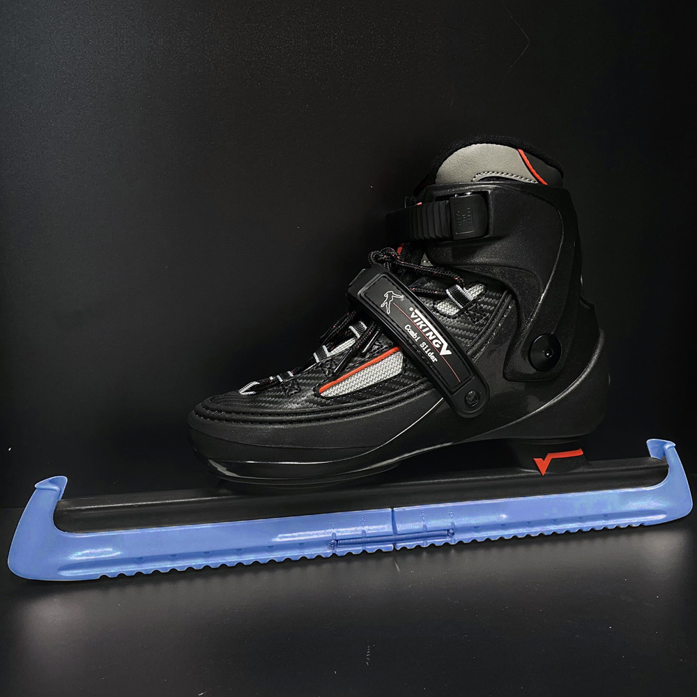 twin hoes noren schaatsbeschermers blauw